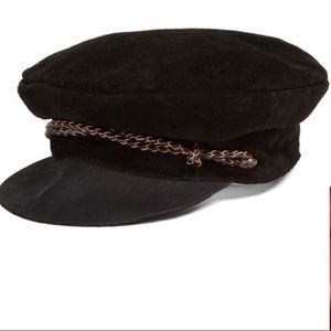 NWT! BRIXTON Kayla Cap Black Vintage Cap Size Medium